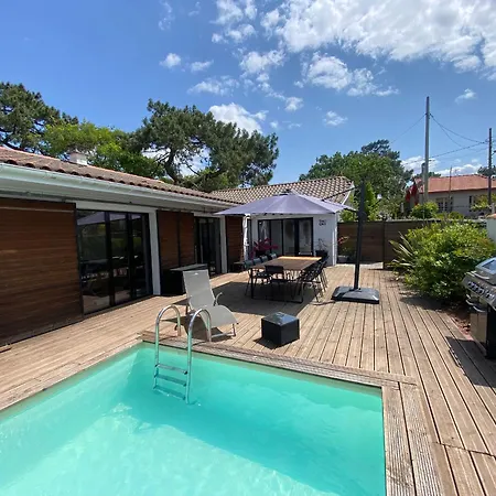Villa Avec Piscine, Wifi Et Jardin Au Coeur Des Abatilles, Proche Et Commerces - Fr-1-374-202 Arcachon